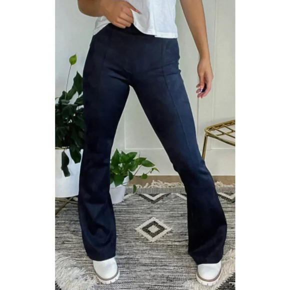 Spanx Faux Suede Flare Pants NWT Size XS - Picture 5 of 12